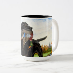 Tasse 2 Couleurs Chasse au chien