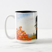 Tasse 2 Couleurs Chasse au chien (Gauche)