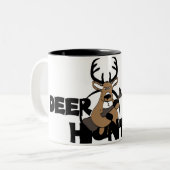 Tasse 2 Couleurs Chasse aux cerfs (Devant gauche)