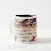 Tasse 2 Couleurs Chasse de cerfs communs (Devant gauche)
