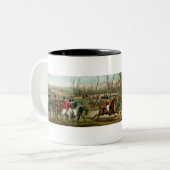 Tasse 2 Couleurs Chasse de Fox (Devant gauche)