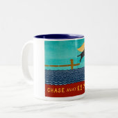 Tasse 2 Couleurs chasse k9 cancer-Mug-Stephen Huneck (Devant gauche)