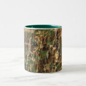 Tasse 2 Couleurs Chasse Pêche et Camping Camouflage Imprimer (Centre)