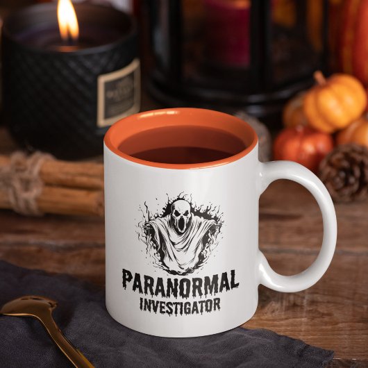 Tasse 2 Couleurs Chasseur de fantômes Enquêteur paranormal Chasse d