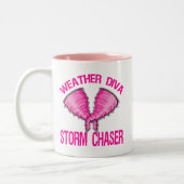 Tasse 2 Couleurs Chasseur de tempête de diva de temps (Gauche)