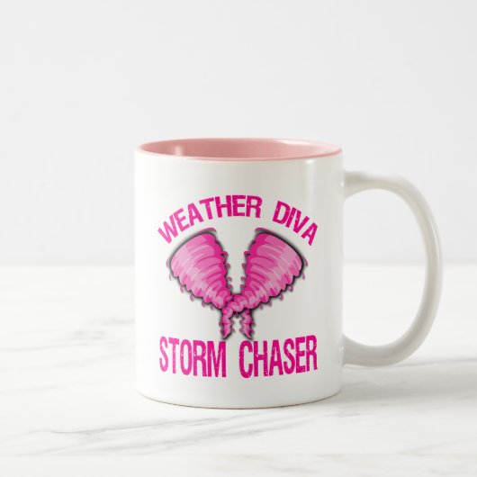 Tasse 2 Couleurs Chasseur de tempête de diva de temps (Droit)