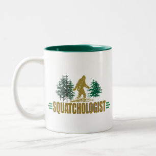 Tasse 2 Couleurs Chasseur drôle de Sasquatch