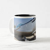 Tasse 2 Couleurs Chasseur Spitfire de construction britannique (Devant gauche)