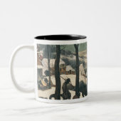 Tasse 2 Couleurs Chasseurs dans la neige - janvier 1565 (Gauche)