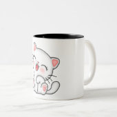 Tasse 2 Couleurs Chat (Devant droit)