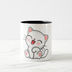 Tasse 2 Couleurs Chat