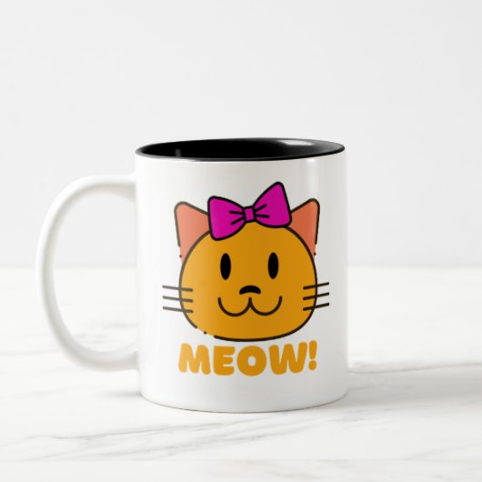Tasse 2 Couleurs chat (Gauche)