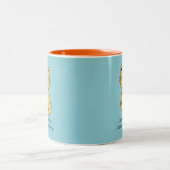 Tasse 2 Couleurs Chat affamé (Centre)