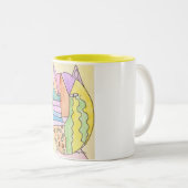 Tasse 2 Couleurs Chat-Biscuit de Laineys (Devant droit)