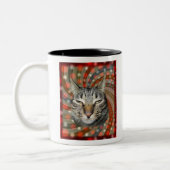 Tasse 2 Couleurs Chat cool - VOUS ACCEPTEZ Votre Cadeau ! (Gauche)
