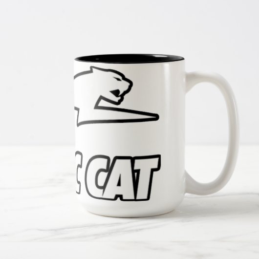 Tasse 2 Couleurs Chat d'artique (Droit)