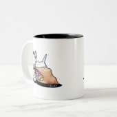 Tasse 2 Couleurs Chat de chien Westin d'Halloween (Devant gauche)