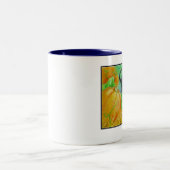 Tasse 2 Couleurs Chat de Halloween (Centre)
