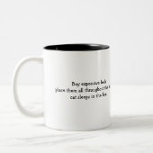 Tasse 2 Couleurs Chat de la boîte o (Gauche)