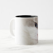Tasse 2 Couleurs Chat de Ragdoll (Devant gauche)