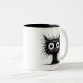 Tasse 2 Couleurs Chat effilé (Devant droit)