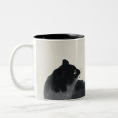 Tasse 2 Couleurs Chat et papillon (Gauche)