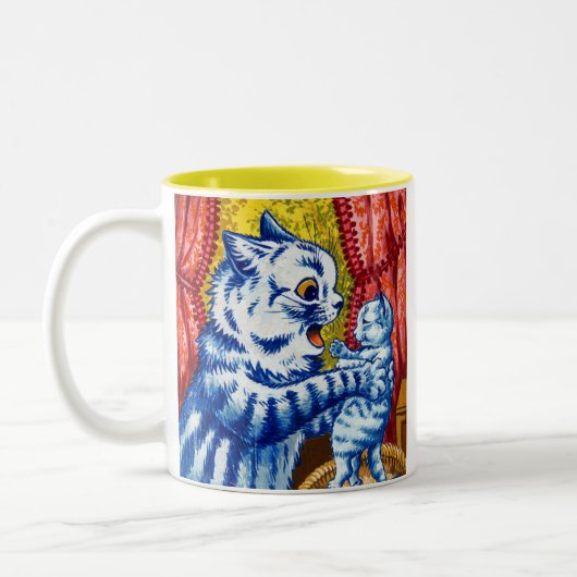 Tasse 2 Couleurs Chat et ses chatons (Gauche)