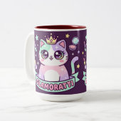Tasse 2 Couleurs Chat Glamoratti (Devant gauche)