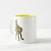 Tasse 2 Couleurs Chat guerrier (Devant gauche)
