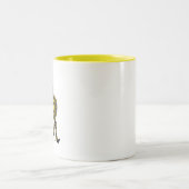 Tasse 2 Couleurs Chat guerrier (Centre)