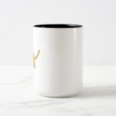Tasse 2 Couleurs Chat Lunettes de Soleil Cool (Centre)