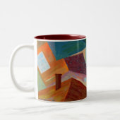 Tasse 2 Couleurs chat noir dans la ville (Gauche)