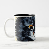 Tasse 2 Couleurs Chat noir de Louis Wain (Gauche)