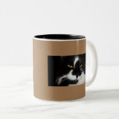 Tasse 2 Couleurs Chat Puma (Devant droit)