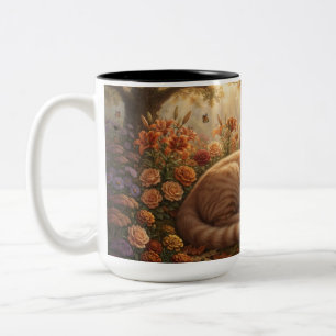 Tasse 2 Couleurs Chat Tigre Orange Magique – Licorne de Jardin d'Au