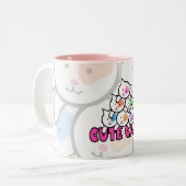 Tasse 2 Couleurs Chat très mignon (Devant gauche)