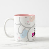 Tasse 2 Couleurs Chat très mignon (Gauche)