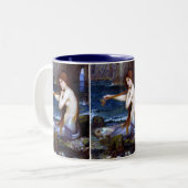 Tasse 2 Couleurs Château d'eau : La sirène (Devant gauche)