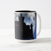Tasse 2 Couleurs Château d'Imaginaire la nuit (Devant droit)