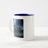 Tasse 2 Couleurs Château Harry Potter | Hogwarts au clair de lune (Devant gauche)