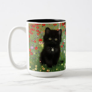 Tasse 2 Couleurs Chaton de Gustav Klimt