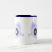 Tasse 2 Couleurs chaton mignon (Centre)