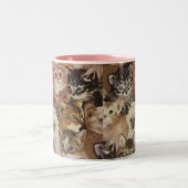Tasse 2 Couleurs Chatons (Centre)