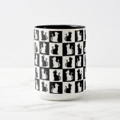 Tasse 2 Couleurs chats (Centre)