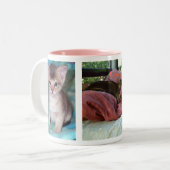 Tasse 2 Couleurs Chats abyssiniques (Devant gauche)