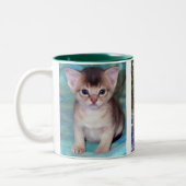 Tasse 2 Couleurs Chats abyssiniques (Gauche)