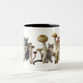 Tasse 2 Couleurs Chats de champignon (Centre)