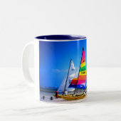 TASSE 2 COULEURS CHATS DE HOBIE AU JERSEY (Devant gauche)