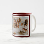 Tasse 2 Couleurs Chats de Noël de Maurice Boulanger (Devant droit)