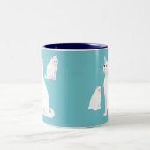 Tasse 2 Couleurs Chats durs (Centre)